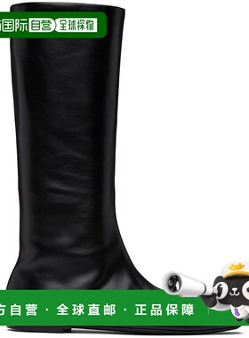 1h可退 【美国直邮】The Row 黑色 Bette 靴子 女鞋 时装靴 23235