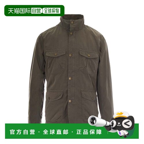 自营barbourTailored Casual Jacket in Dusty Olive Cotton - gr