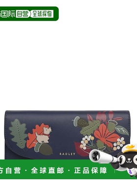 自营radleyAcorntopia Large Flapover Wallet - ink 美国奥莱直
