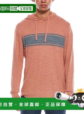 自营Faherty Sunwashed Slub Hoodie - Pink 卫衣美国直发奥莱