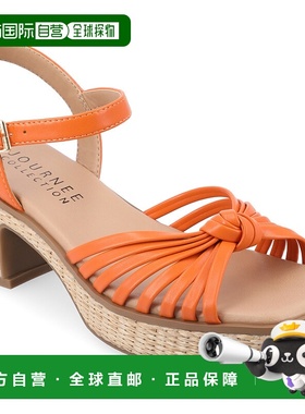 自营Journee Collection 女式 Tru Comfort 泡沫 Hally 凉鞋 - 橙