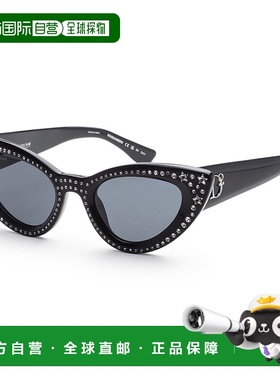 自营 Dsquared2女式51毫米黑色太阳镜-黑色 美国奥莱直发