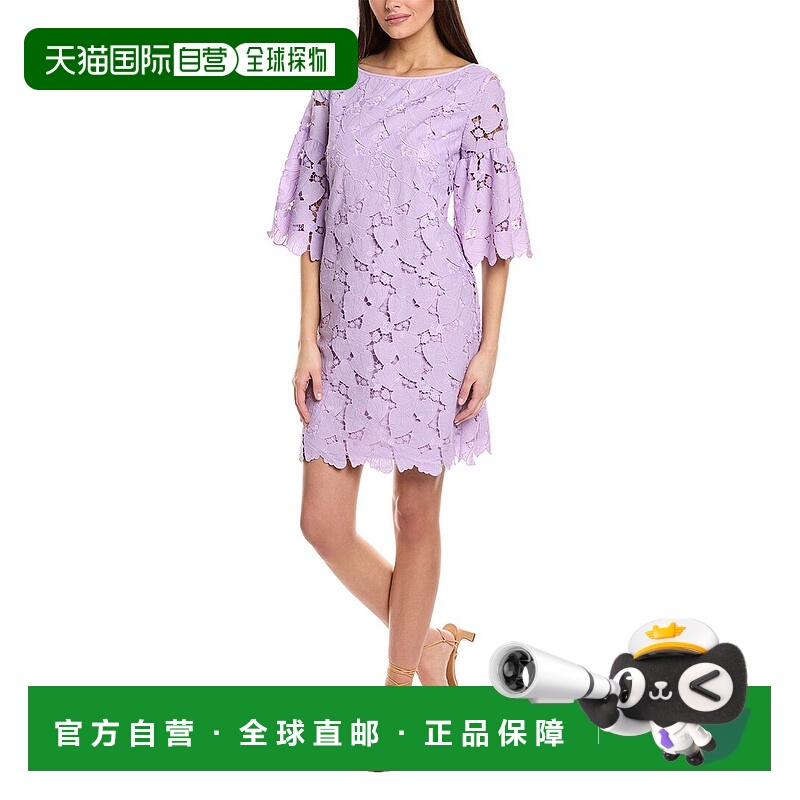 自营 Sara Campbell Gretchen 中长连衣裙 - 紫色 美国奥莱直发