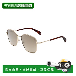 自营Rag Bone Unisex Gold gold 美 havana Sunglasses