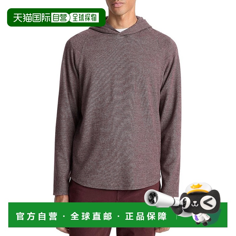 1h可退 【美国直邮】vince 男士 帽衫运动夹克衫长袖套头