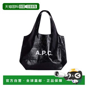 自营a.p.c.Ninon Tote Shoulder Bag in Black - black 美国奥莱