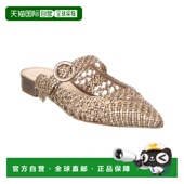 金色 自营 美国奥莱直发 Dallas 皮革平底鞋 Alexandre Birman