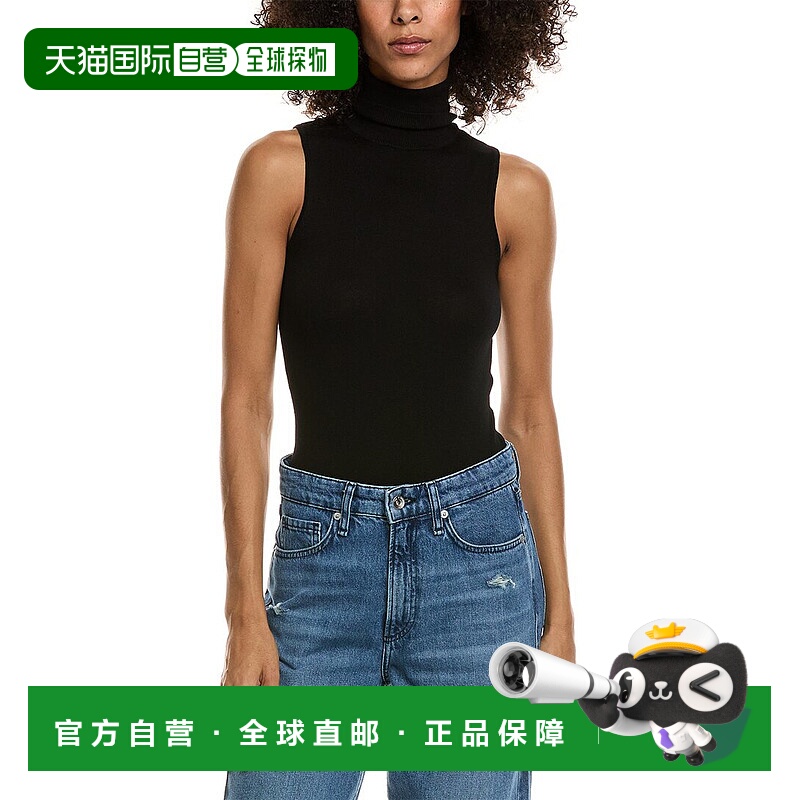 自营Bardot Roll Neck Bodysuit - black 美国奥莱直发