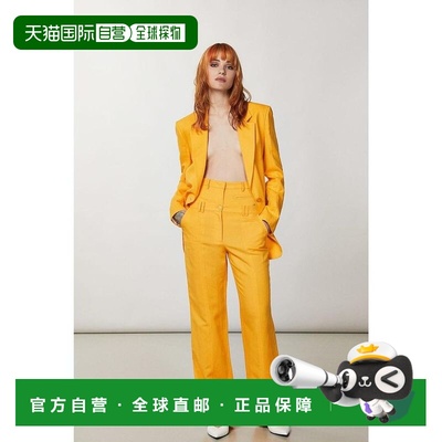 自营Patrizia Pepe Viscose Casual Women's Pants - orange 美国