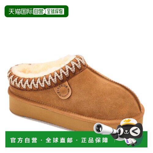 自营Fireside by Dearfoams Women's Queenstown Genuine Shearli