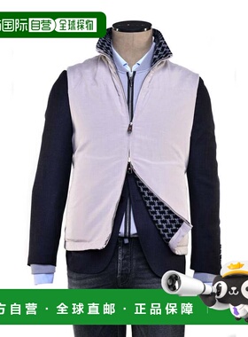 自营 Kired By Kiton Gange双面丝绸亚麻背心-米色，黑色 美国奥