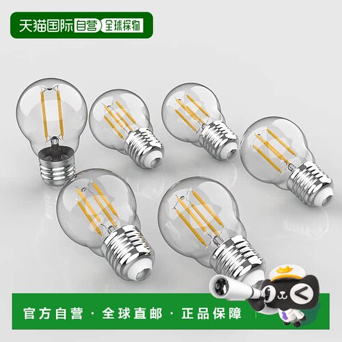 自营 jonathan y经典不可调光 G45-4W LED 爱迪生玻璃灯泡，带 E2