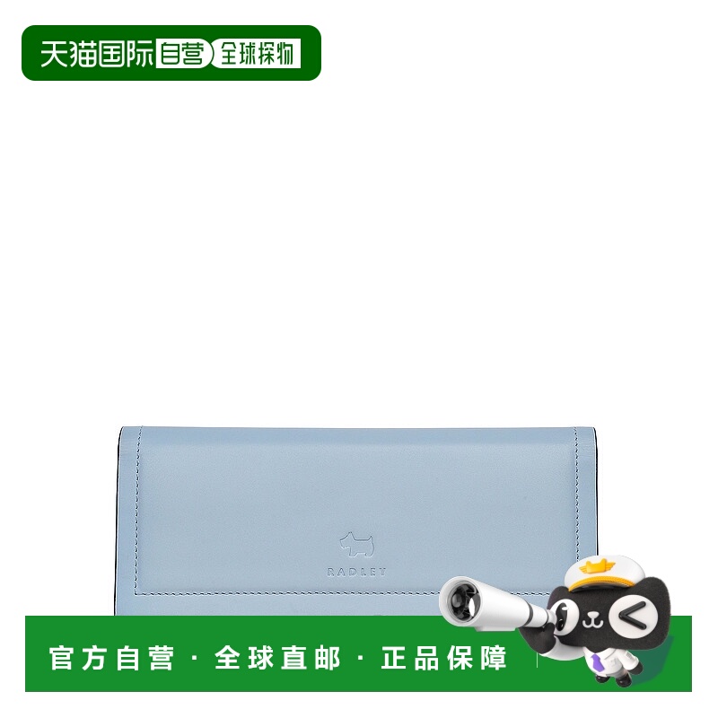 自营radleyHeritage Border Large Flapover Wallet - smoke blue