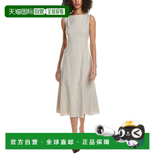 自营Theory Boat Neck Dress - Tan 连衣裙美国奥莱直发