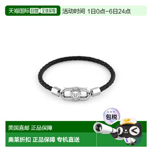 PLEIN 自营philipp EDGE Bracelet Steel pleinLeather Stainless