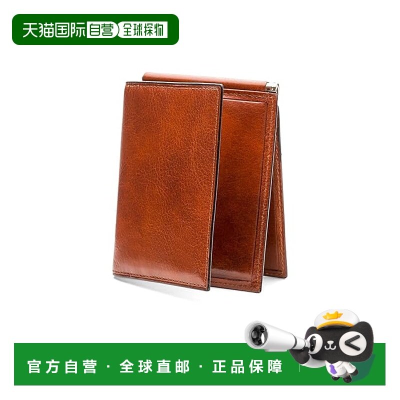 1h可退 香港直邮潮奢 Bosca 男士 w/ 复古皮革系列口袋钱夹卡包