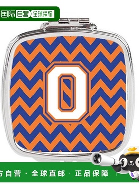 自营 Carolines Treasures CJ1060-OSCM 字母 O 雪佛龙蓝色正品