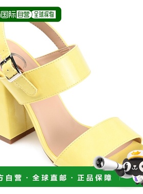 自营 Journee Collection 女士 Adras 高跟鞋 - 黄色 美国奥莱直