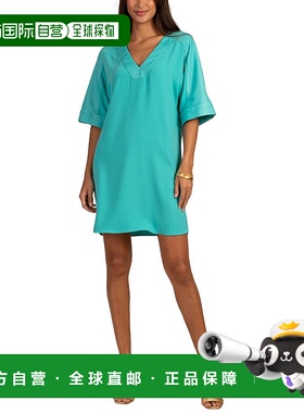 自营 Trina Turk Rabat 直筒连衣裙 - 蓝色 美国奥莱直发