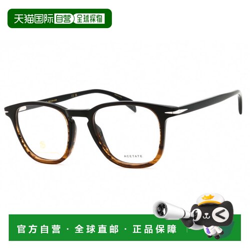自营david beckhamDB 1050 0EX4 00棕色喇叭49mm-棕色喇叭 美国奥