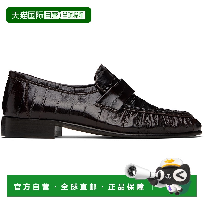 1h可退 香港直邮潮奢 The Row 女士 棕色 Soft 乐福鞋 F1280E17