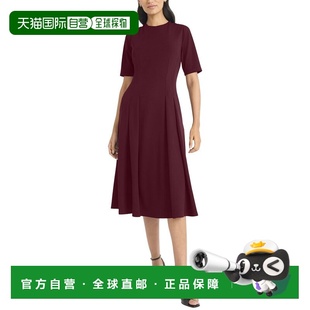 自营Maggy London Midi Dress - red 美国奥莱直发