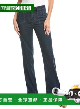 自营Jones New York Porkchop口袋直筒长裤-蓝色 美国奥莱直发