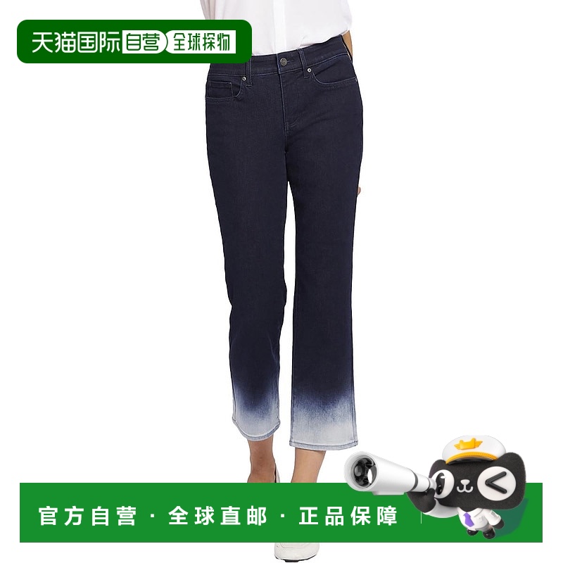 自营 nydjMarilyn Straight 女式口袋牛仔直筒裤 - riptide 美国