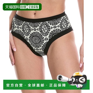 striped纯色和条纹 Scottie 比基尼泳裤 美 自营 黑色 solid