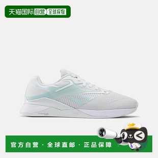 自营Reebok Nano X4 Women's Shoes - moon/glitch aqua/white 美