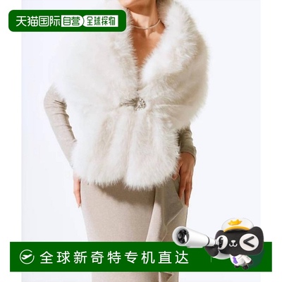 自营 joseph ribkoff香草仿毛皮斗篷-香草 美国奥莱直发