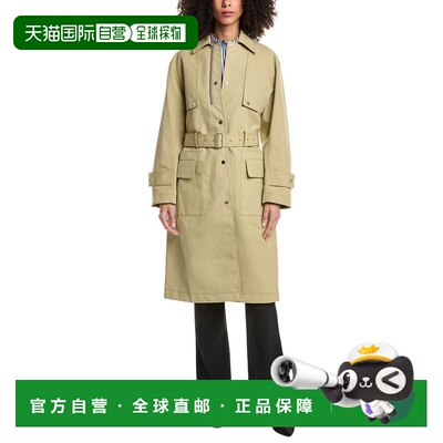 自营3.1 Phillip Lim Convertible Mac Trench Coat - brown 美国