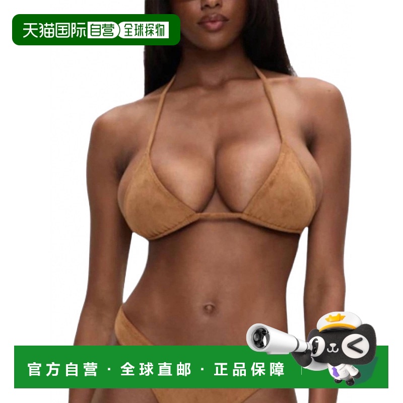自营 frankies bikinisBella Hadid的Nick Triangle上衣,阳光亲