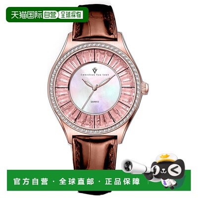 自营Christian Van Sant Women's Luna Mother of pearl Dial Wat