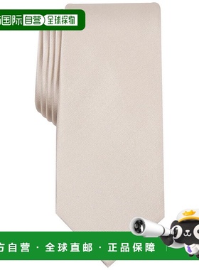 【美国直邮】Alfani|男士纯色纹理细领带，专为梅西百货打造