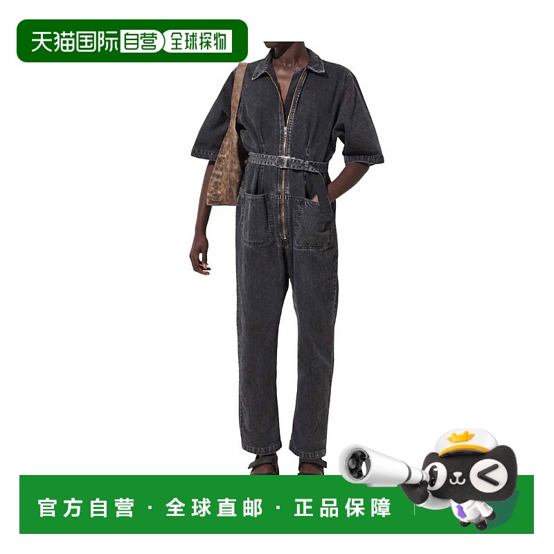 自营rachel comey灰色牛仔布连体裤 - 灰色牛仔布 美国奥莱直发