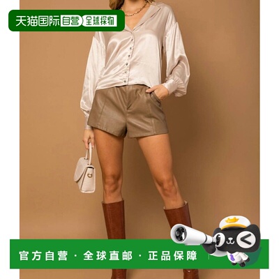 自营 gilli香槟色大廓形飘逸衬衫 - 香槟色 美国奥莱直发