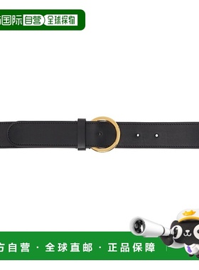 1h可退 香港直邮潮奢 The Row 女士 黑色 Half Moon 腰带 W1614L6