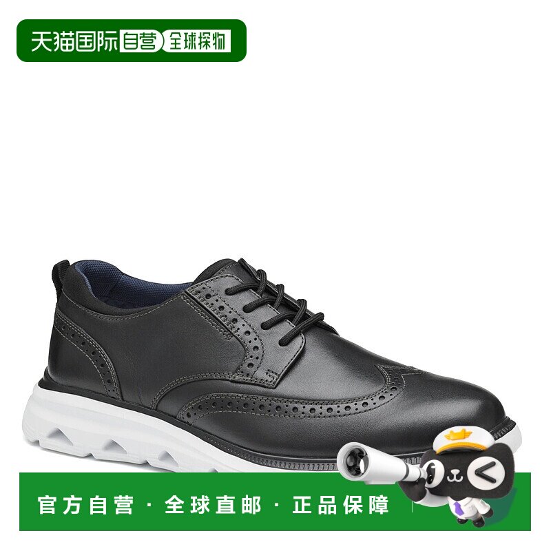 自营Johnston & Murphy Men's Jenkins Wingtip  Shoe - black fu