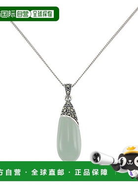 【美国直邮】macy's 通用 项链纯银吊坠设计翡翠