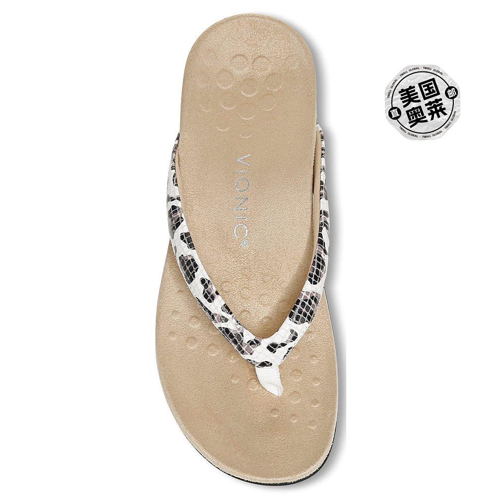 vionicdillon 白色豹纹凉鞋 - 白色 【美国奥莱】直发