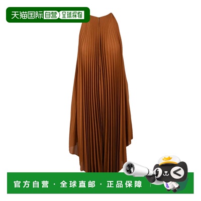 自营philosophy di lorenzo serafiniPleated Dress - Brown - re