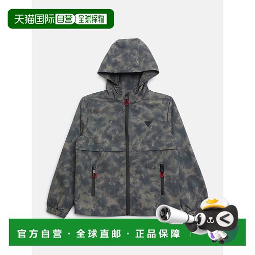 自营guessManchester Nylon Camo Jacket (7-16) - manchester ca