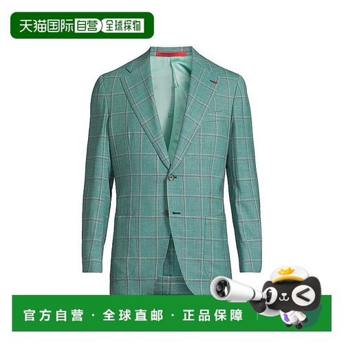 1h可退 【美国直邮】isaia 男士 夹克衫单排扣长袖时尚百搭潮流舒