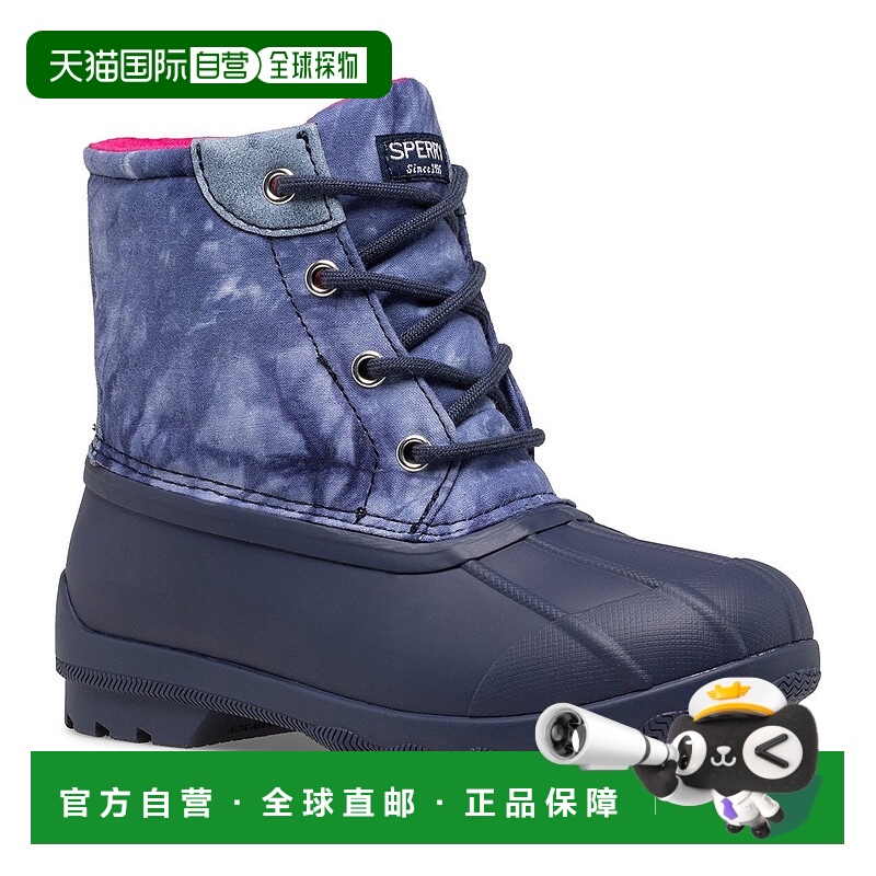 自营Sperry Top-Sider SCL165398 Kids  Navy Round Toe Ankle Du