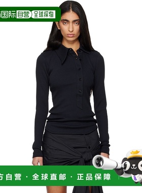 1h可退 香港直邮潮奢 The Attico 女士 黑色 Polo 衫 260WCI00031