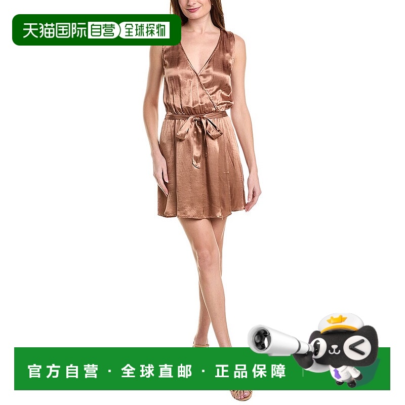 自营Bella Dahl Front Mini Dress - brown 美国奥莱直发