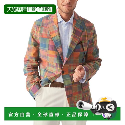 自营J.McLaughlin McCown Jacket - Blue 外套美国直发奥莱男装