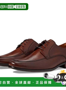 自营Florsheim Postino Oxford Cognac Leather Moc Toe Dress Sh