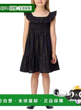 自营 Roller Rabbit Lurex Dot Ryan 连衣裙 - 黑色 美国奥莱直发